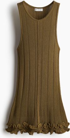 H&M Tanktop in Rippstrick - Green