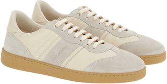 Ferragamo Mens Achille Sneaker In Mascarpone