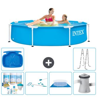 Intex Piscina Con Estructura Redonda - 244x51 Cm - 7-piezas S20992