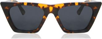 LMNT Sunglasses Cat Eye Full Rim Plastic Womens Sunglasses Tortoiseshell Size 52 - Free Lenses - LMNT