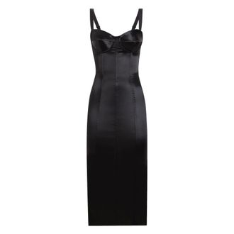 Dolce & Gabbana Black Sweetheart Neckline Dress - female - Dolce & Gabbana - Party Dresses - Black - S - Dresses