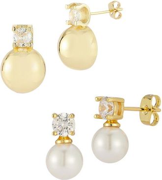 Sphera Milano Plated Cz Earrings