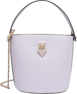 Guess Patsie Bucket Bag - Dames - Schoudertassen - Paars - ONE Size - Polyester - Tassen