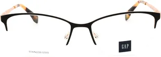 GAP VGP039 Cat Eye Metal Eyeglasses - Black