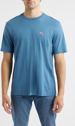 Tommy Bahama Surfing Sunsets Cotton Graphic T-Shirt in Stellar Sapphire at Nordstrom, Size 3Xlt