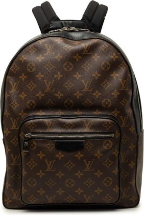 Louis Vuitton Brown Pvc Leather Backpack (Pre-Owned)