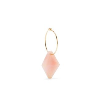 Aliita Aliita, Accessoires, Dames, Geel, ONE Size, Oorbel Cirkel Rombo Cirkel Op. Rosa