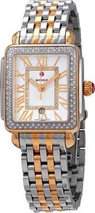 Michele Deco Madison Diamond White Dial Ladies Watch MWW06G000002