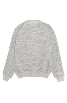 Fortela Mayfair Cotton Sweatshirt in Melange Grey at Nordstrom, Size X-Large Eu