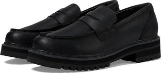 L.L.Bean Camden Hill Penny Leather Womens Flat Shoes Black : 8.5 B - Medium