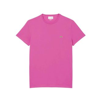 Lacoste Heren, Tops, Roze, Maat: 2XL