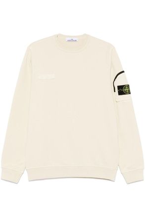 Stone Island SLEEVE POCKET 6100003 SWEATSHIRT Size: S, colour: BEIGE