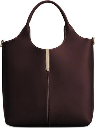 Tod's Leren shopper - Bruin