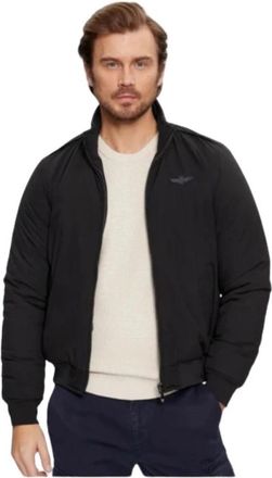 Aeronautica Gewatteerde Pufferjas - Heren - Zomerjassen - Zwart - XL - Jassen