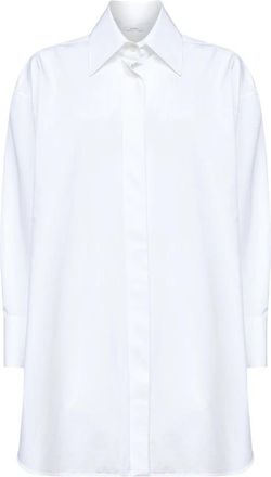 Givenchy Shirts White - Dames - Overhemden - Wit - XS - Katoen - Overhemden