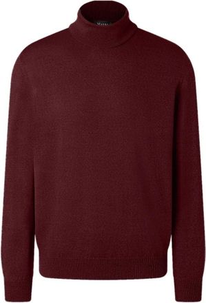Maerz Superwash Classic Fit Turtleneck - Heren - Truien - Rood - Maat: 4XL Wol