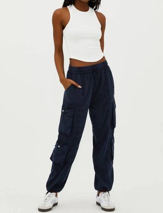 Beach Riot Cassius Cargo Pant In Blue