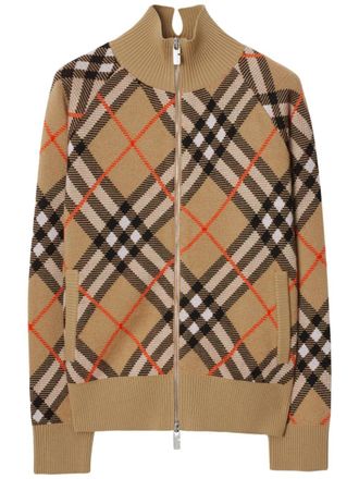 Burberry Geruit vest - Beige