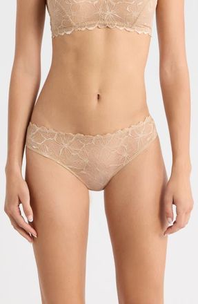 Honeydew Intimates Jessa Lace Bikini in Tan at Nordstrom, Size X-Large