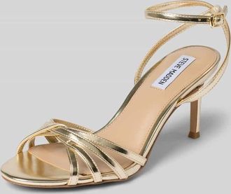 Steve Madden Sandaletten mit Pfennigabsatz Modell Nile in Gold, Gr&ouml;&szlig;e 36