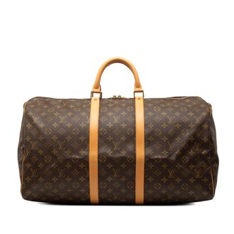 Louis Vuitton Tweedehands Monogram Keepall 55