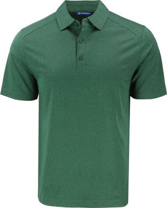 Cutter & Buck Forge Recycled Blend Polo in Dark Hunter Heather at Nordstrom, Size Xxx-Large