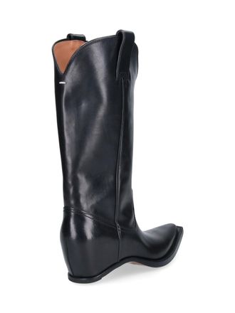 Maison Margiela Womens Boots Black Bovine Leather