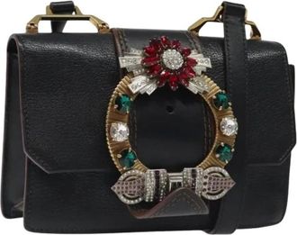 Miu Miu Pre-owned Shoulder Bags, female, Black, Size: ONE SIZE Pre-owned Shoulder Bag