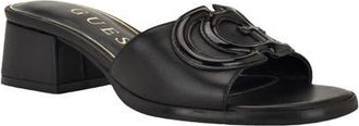 Guess Cerinna Block Heel Sandal in Black 001 at Nordstrom, Size 6.5