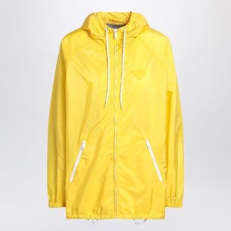 Prada Womens Yellow Raincoat In Lightweight Re-nylon - Gold - Size EU 34 (Womens)