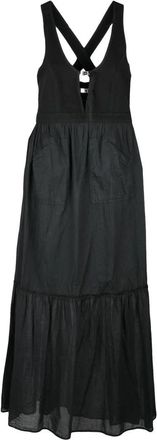 Pinko Long Garzato Dress - Black