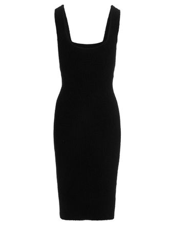 Wardrobe.NYC Ribbed Cotton Dress - Black