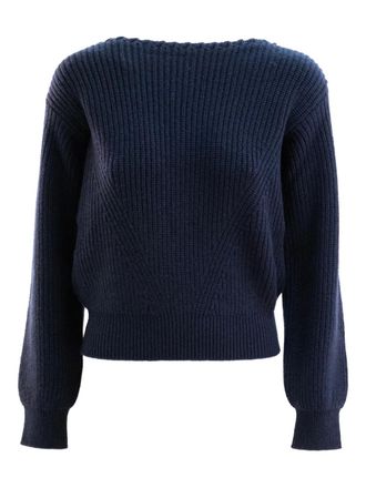 Ralph Lauren Collection boat neck sweater - Blue
