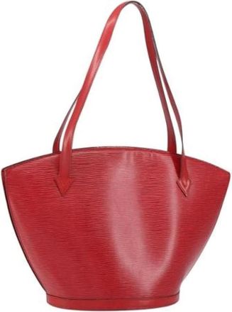 Louis Vuitton Pre-owned Handbags, female, Red, Size: ONE SIZE Pre-owned Leather Handbag