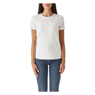 Elisabetta Franchi Dames, Tops, Wit, Maat: XS Jersey