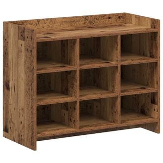 vidaXL Armario Zapatero Madera Envejecida 85 X 39,5 X 70 Cm Vidaxl