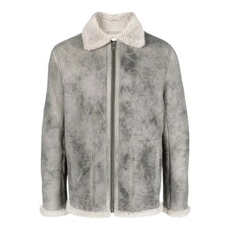 Zadig&Voltaire Giacca Lean in montone - - Jackets - Uomo - Grigio - M