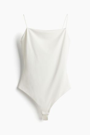 H&M Tangabody mit Tr&auml;gern - Weiss
