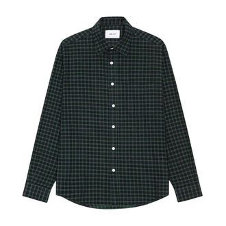 Nn.07 Camisa de Franela Deon - Shirts - Hombre - Verde - XL