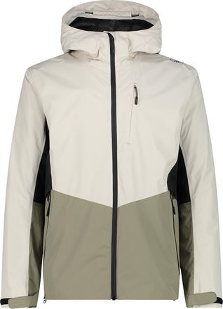 F.lli Campagnolo Womens Mens Unlimitech Water-Repellent Jacket Vaniglia/Sage-Antracite - Cream - Size Medium