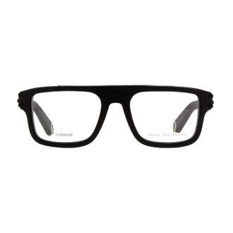 Philipp Plein Square Frame Eyeglasses - Black