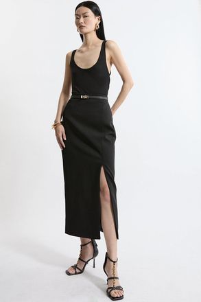Karen Millen Petite Tailored Midaxi Skirt