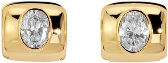 Lili Claspe Lustre Huggie Hoop Earrings in Gold at Nordstrom