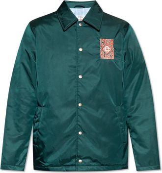 Casablanca Jas met logo - Heren - Zomerjassen - Groen - L - Jassen