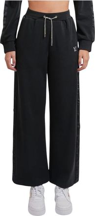 Yes-Zee Pantaloni della tuta P391 - - Trousers - Donna - Nero - L