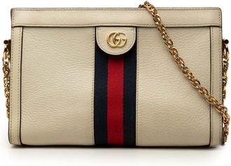 Gucci Pre-owned Gucci Small Calfskin Web Ophidia Chain Crossbody Ladies 70M3I0TS1IO38DX1