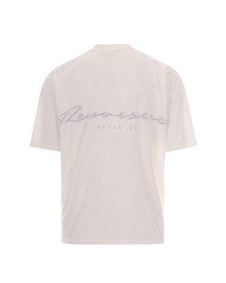 Represent Mens T-Shirt Western Dobermans Flat White Cotton T-Shirts And Polos