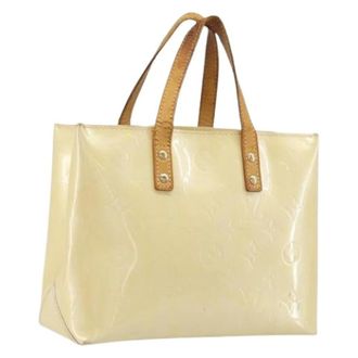 Louis Vuitton Bolso de mano de charol Pre-owned - Pre-owned - Mujer - Beige - ONE SIZE