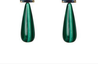 Bounkit Womens Astraea Earrings In Dark Blue