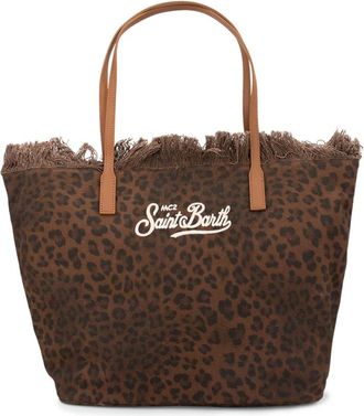 MC2 Saint Barth Tote Bags, female, Brown, Size: ONE SIZE Vanity Tote